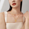 周大福 蛇骨素鏈黃金項(xiàng)鏈(工費(fèi)760)45cm約7.85g F231624 曬單實(shí)拍圖