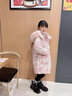 豬小耙兒童羽絨服女童2024冬季韓版中長(zhǎng)款白鴨絨女孩中大童加厚外套保暖 粉色粉毛 140 建議身高140-150cm 曬單實(shí)拍圖