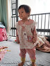 益淘嬰兒童裝女童夏季套裝1-3歲夏裝2公主裙女寶寶夏天衣服時髦兩件套 粉紅色 薄款 偏小一碼 110 曬單實拍圖