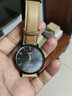 卡西歐手表男 超薄大表盤(pán) 簡(jiǎn)約休閑商務(wù)石英男表七夕情人節禮物 MTP-VT01BL-1B 曬單實(shí)拍圖