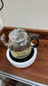 borun HOME加厚玻璃茶壺煮茶器蒸燒水壺1.3L大容量養(yǎng)生壺自動(dòng)電陶爐茶具套裝 A款編繩蒸煮壺+圓白色爐 1.3L 曬單實(shí)拍圖