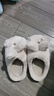 熱風(fēng)冬季休閑包頭拖鞋平跟女士休閑家居拖軟萌兔兔溫暖棉拖鞋 129卡其 40-41 L 曬單實(shí)拍圖