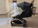 好孩子（gb）好孩子D850嬰兒車(chē)推車(chē)可坐可躺寶寶遛娃避震輕便折疊C4017/ORSA D4018黑色透氣/遮陽(yáng)棚加大 曬單實(shí)拍圖