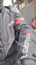 MOTOBOY摩托車騎行服男套裝冬季保暖四季通用防水防摔機(jī)車?yán)Ψβ靡路?SJ03灰（秋冬四季款） XL 曬單實(shí)拍圖