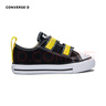匡威Converse All Star 小童魔術(shù)貼男女童帆布鞋青少年百搭休閑鞋嬰童 曬單實(shí)拍圖