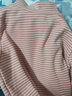 子牧棉麻秋冬裝 女韓版德絨條紋打底衫加厚雙面磨毛保暖長(cháng)袖上衣8863 櫻花粉半高領(lǐng)條紋款德絨 加厚 L (建議110-125斤) 曬單實(shí)拍圖