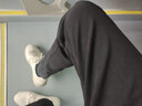 ZOCNA夏季薄款修身白色牛仔褲男士小腳休閑褲緊身彈力男裝長褲子四季款 黑色（不加絨） 30碼/腰圍2尺3/推薦體重115-125斤 曬單實拍圖