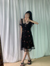薇洛萱女裝2025夏季新款連衣裙女鏤空繡花網(wǎng)紗拼接時(shí)尚中長裙子夏天8040 圖片色 L 建議98-115斤 曬單實(shí)拍圖