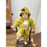 G.DUCK KIDS小黃鴨童裝嬰兒羽絨服冬季保暖連體衣男寶寶滿月百天新生兒衣服 綠色 100碼建議90-100cm3-4歲cm 曬單實(shí)拍圖