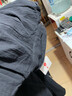 萌菲思法式大碼連衣裙200斤胖mm加肥加大碼夏裝肥婆衣服棉麻短袖寬松遮 黑色 3XL【建議150-165斤】 曬單實拍圖