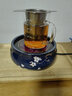 茶大師-有田燒櫻飛釜電陶茶爐圍爐煮茶器南部老鑄鐵壺鑄鐵壺電茶爐銀壺電陶爐煮茶功夫蒸泡茶小茶爐 有田燒書房版800W 曬單實拍圖