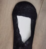 浪莎袜子女蕾丝船袜隐形丝袜短浅口硅胶防滑袜子 蕾丝款肤黑各3双 均码 实拍图
