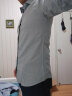 杉杉长袖衬衫男格子休闲衬衣中年商务正装免烫 TCT4299(长袖款) 38  实拍图