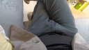 卡帝乐鳄鱼（CARTELO）休闲裤男春夏季直筒裤子男商务直筒男裤大码长裤子 灰色 32  晒单实拍图