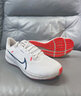 耐克（NIKE）跑步鞋男鞋 2026新款春季跑鞋氣墊AIR ZOOM運動(dòng)鞋 飛線(xiàn)-白紅-輕便透氣 41 曬單實(shí)拍圖