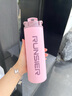 路飲者RUNSIER2024新款保溫杯女士高顏值大容量吸管水杯不銹鋼學生便攜男士直飲 C5S-淺桃粉 430ml 曬單實拍圖