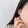 中國黃金星星黃金耳釘女足金星光耳環(huán)紀念日禮物送女友老婆生日實(shí)用 足金熠熠星光耳釘 曬單實(shí)拍圖