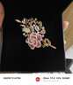 Eternelle法國永恒原創(chuàng  )設計玫瑰花胸針女高檔飾品2025年新款胸花七夕禮物 粉色 曬單實(shí)拍圖