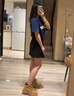 達芙妮牛皮厚底黃色馬丁靴女款機車靴新款秋冬季加絨靴子短靴戶外大黃靴 黃色單里 37 曬單實拍圖