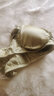 金三塔內(nèi)衣女真絲緞面時(shí)尚刺繡無鋼圈文胸NZFDA306 若芽色2653 L  曬單實(shí)拍圖