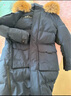 波司登（BOSIDENG）冬季極寒羽絨服鵝絨男女情侶同款長(cháng)款可脫卸帽大毛領(lǐng)戶(hù)外保暖外套 黑色8056 M 165/88A 體重約120-140斤 曬單實(shí)拍圖