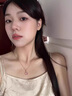 CHOMEL KINSEY白玉髓項鏈女S925銀粉水晶吊墜女輕奢小眾鎖骨鏈七夕情人節禮物女 粉玉髓項鏈玫瑰金（大號） 40+5cm 曬單實(shí)拍圖