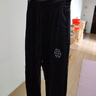 LI-NING KIDS李寧兒童褲子男女童中大童25春夏季衛(wèi)褲青少年棉質(zhì)防蚊長褲運動褲 黑色YKLR211（春秋款-棉質(zhì)） 160 曬單實拍圖