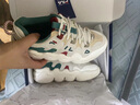 斐樂（FILA）男女鞋復(fù)古老爹鞋圣誕籃球鞋春季新款情侶運動鞋百搭時尚休閑鞋 雪白/百合白-SL【女款】 37.5 曬單實拍圖