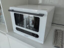 大宇（DAEWOO）微波炉家用台式微蒸烤一体机26L智能变频电烤箱蒸烤箱多功能脱脂空气炸一级能效小白鲸DY-WZK02 【白色】 实拍图