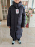坦博爾冬季泡芙羽絨服女長(cháng)款連帽加厚面包服秋冬保暖外套TBF530832D 黑色 L (170) 曬單實(shí)拍圖