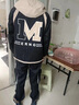 啄木鳥假兩件夾克外套男士休閑套裝春秋季潮牌穿搭配青少年學(xué)生衣服男裝 910黑色春秋三件套 XL 【120-140斤】 曬單實(shí)拍圖
