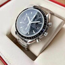 【二手99新】歐米茄男表超霸系列日期星期夜光計時(shí)自動(dòng)機械原裝精鋼男士休閑二手瑞士奢侈品手腕表 40表徑黑盤(pán)雙歷3220.50.00 支持鑒定假一賠三 曬單實(shí)拍圖