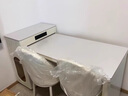 魯菲特巖板島臺餐桌一體可伸縮家用餐桌椅組合輕奢奶油風(fēng)巖板小戶型飯桌 亮光純白巖板-平板款-普通插座 1.4m  島臺一桌四椅【毛毛蟲椅】 曬單實拍圖