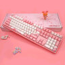阿米洛（Varmilo） 落櫻主題 靜電容V2機(jī)械鍵盤 辦公鍵盤 游戲鍵盤 鍵盤機(jī)械 落櫻108鍵有線 靜電容V2玫瑰紅軸 曬單實(shí)拍圖