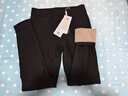 恒源祥棉褲女羊毛褲冬外穿加厚加絨打底褲高腰保暖大碼東北羊絨褲 黑色【100%羊毛填充】 2XL 推薦【110-125斤】 曬單實(shí)拍圖