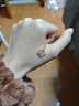周六福（ZLF） S925銀飾項(xiàng)鏈女星球兔子ins風(fēng)小眾輕奢鏈墜送生日禮物 鏈墜鏈長40+5cm 曬單實(shí)拍圖