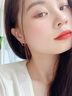 樂靈黃金耳釘女足金999素圈耳環(huán)光面耳飾首飾送女生日新年情人節(jié)禮物 黃金素圈耳環(huán)（一對(duì)） 曬單實(shí)拍圖