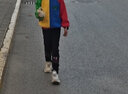 浪莎兒童褲子女童打底褲中大童秋冬加絨加厚長(cháng)褲少女學(xué)生九分休閑褲 曬單實(shí)拍圖