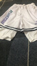 準者（RIGORER）夏季新款籃球短褲假兩件美式四分褲男女款球褲運動(dòng)褲跑步訓練 ZZ白色黑帶防走光【彩長(cháng)標】 XL建議95-110斤 曬單實(shí)拍圖