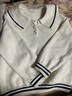 戴維貝拉（DAVE＆BELLA）學(xué)院風(fēng)女童毛衣小童上衣寶寶衣服套頭中大童針織衫秋季新款童裝 白色【現貨】 110 cm（建議身高100-110cm） 曬單實(shí)拍圖