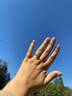 燮樂(lè ) 1克拉莫桑石吊墜附帶項鏈 經(jīng)典六爪莫桑石女士戒指  多款可選 2克拉豪華女戒 曬單實(shí)拍圖
