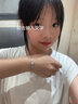 輕奢小太陽手鏈女款銀鐲子女足銀小眾精致銀飾閨蜜情人節(jié)生日禮物 小太陽手鏈【1克拉鋯石】 精美禮盒 曬單實拍圖