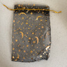 春錦秋鯉星星月亮紗袋束口禮品袋飾品糖果圣誕禮包裝燙金星月紗袋20個(gè) 網(wǎng)紗束口禮品袋11x16cm 曬單實(shí)拍圖