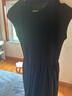 深呼吸DEEP BREATH女裝天絲棉小飛袖收腰中長(cháng)款連衣裙A500334 A500335 黑-常規 M (3) 曬單實(shí)拍圖