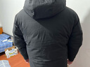 探路者（TOREAD）劉昊然同款鵝絨羽絨服男秋冬新款戶外防風(fēng)防寒防水外套 黑色 XXL 曬單實拍圖