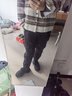 狠洋勞保男鞋子冬季加絨棉鞋工作防滑耐磨秋季運動(dòng)登山黑色馬丁靴子男 黑色加絨【高品質(zhì)】 42 曬單實(shí)拍圖
