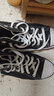 匡威（Converse）ALL star學(xué)生經(jīng)典男女運(yùn)動(dòng)休閑鞋高幫帆布鞋情侶板鞋籃球 101010 黑色 44 曬單實(shí)拍圖