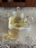 皙也新款原礦水晶南瓜茶壺茶具茶器加厚泡茶餸禮家用 天然原礦水晶南瓜茶壺 280ml 280ml 曬單實(shí)拍圖