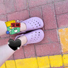 斯凱奇（Skechers）洞洞鞋女休閑外穿拖鞋戶外沙灘鞋透氣泡泡鞋鞋子輕質(zhì)軟彈 111514 111514-PCH 桃粉色 36 曬單實拍圖