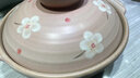 彩冠耐高溫砂鍋日式砂鍋家用燜鍋燉鍋金烏燒砂鍋陶瓷沙鍋 3853-（1-2人）燜鍋粉色梅花 1.5L 曬單實(shí)拍圖